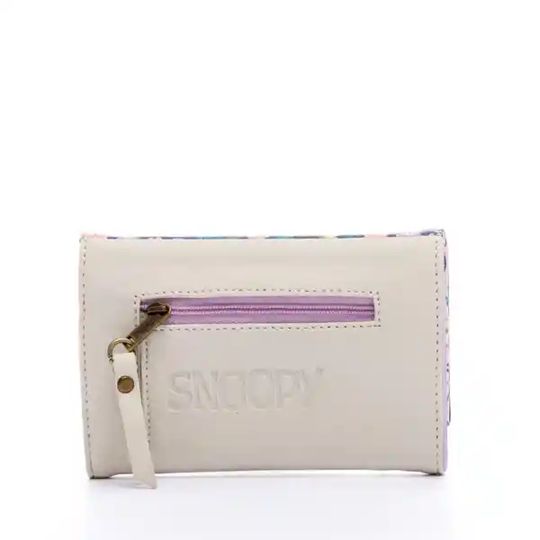 Billetera Para Mujer Monaco Snoopy En Cuero Vegano