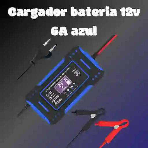 Cargador Bateria 12v 6a Azul