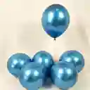 Globos Bombas Cromadas Azul X12 Piñatasaurio