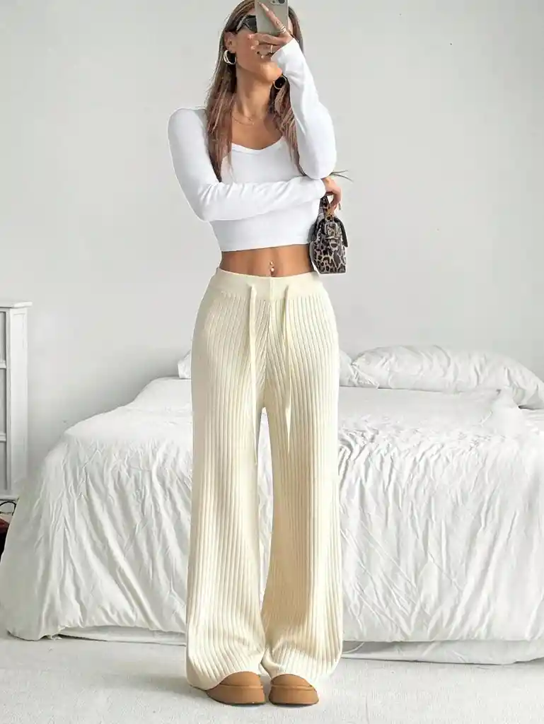 Pantalon Tejido En Hilo