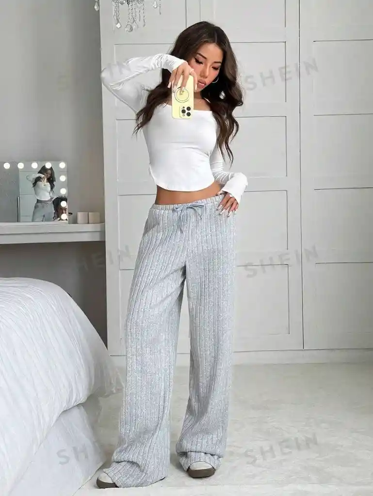 Pantalon Tejido En Hilo