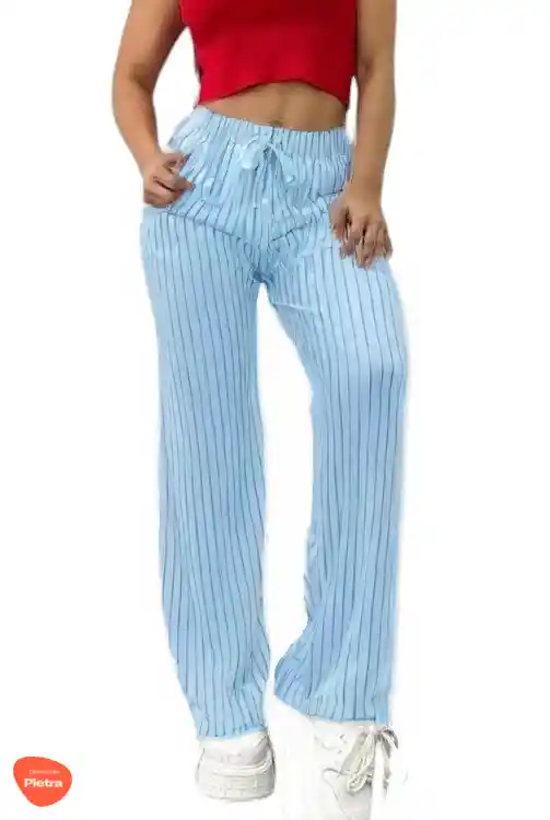 Pantalon Palazzo Plisado Estampado