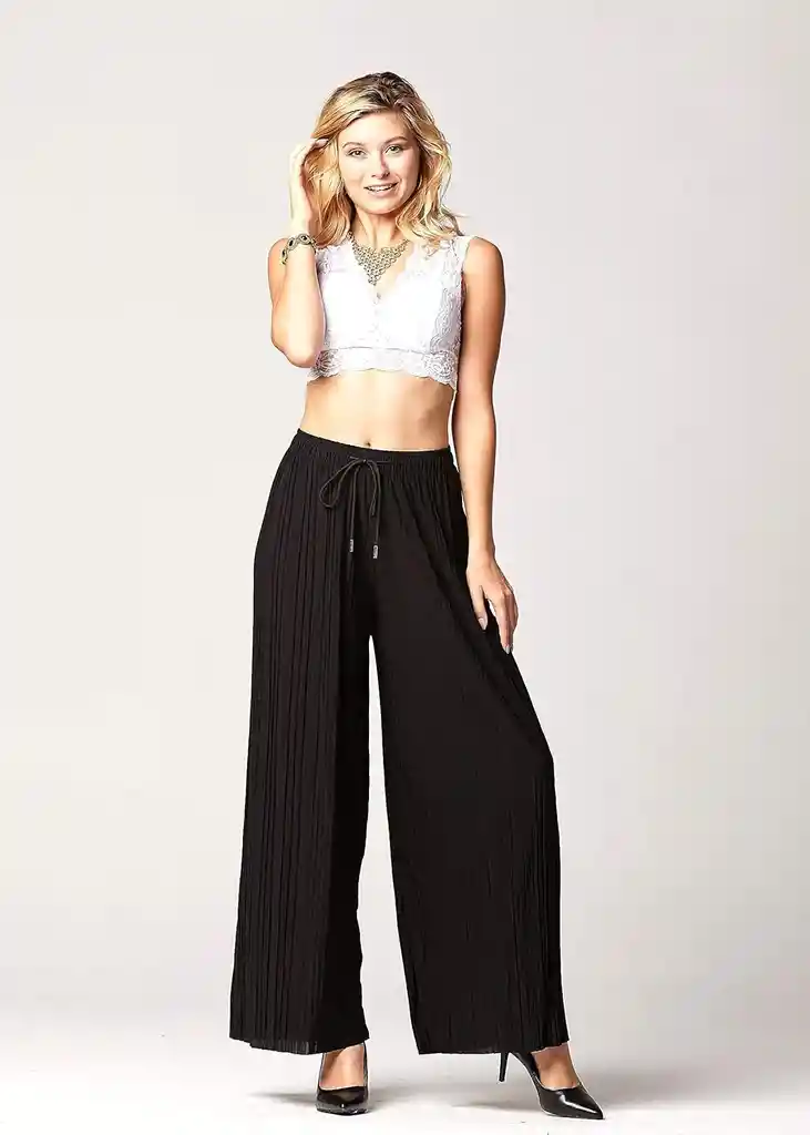 Pantalon Palazzo Ancho Rayas