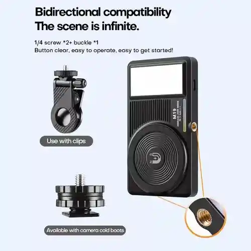 Panel Led Portable M19 Recargable | Para Celular Y Camara