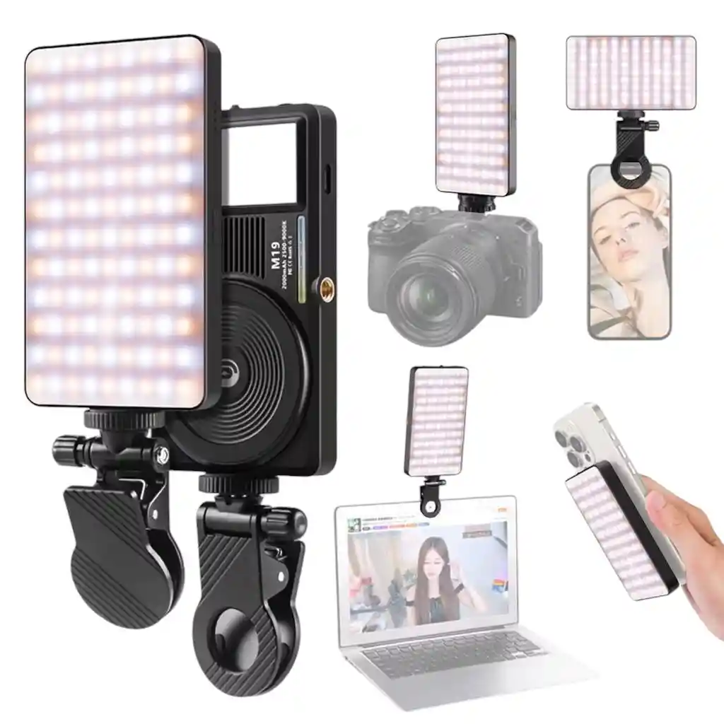 Panel Led Portable M19 Recargable | Para Celular Y Camara