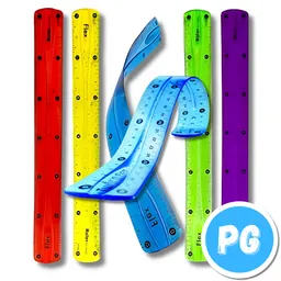 Regla Plastica Flexible 30 Centimetros
