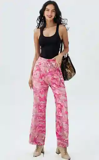 Pantalon Palazzo Estampado Flores