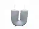 Vela Artesanal U Gris