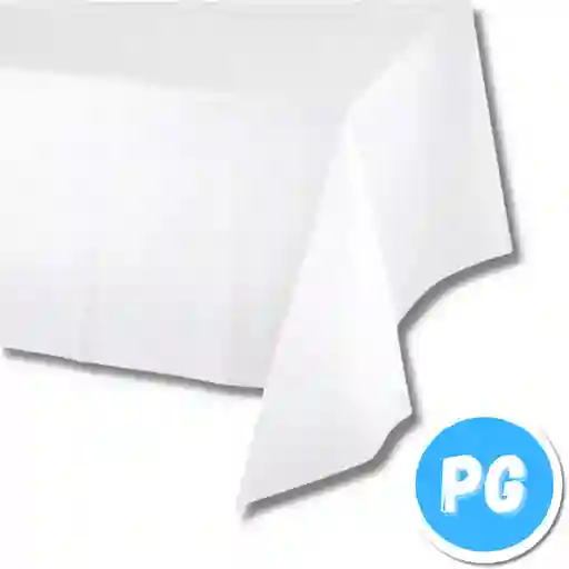 Mantel Plastico Blanco 137x183 Centimetros