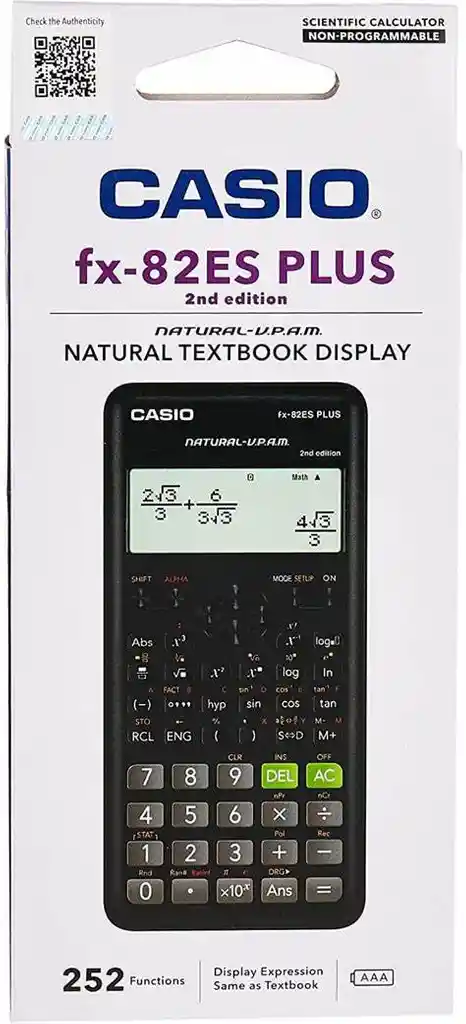 Calculadora Casio Cientifica Fx-82es Plus