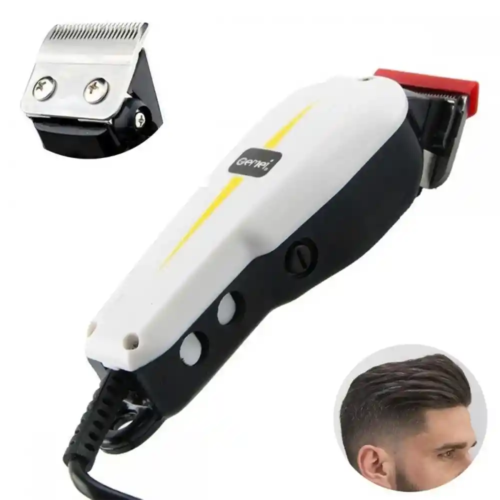 Máquina De Corte Afeitadora Profesional Patillera Geemy Modelo Gm-1021