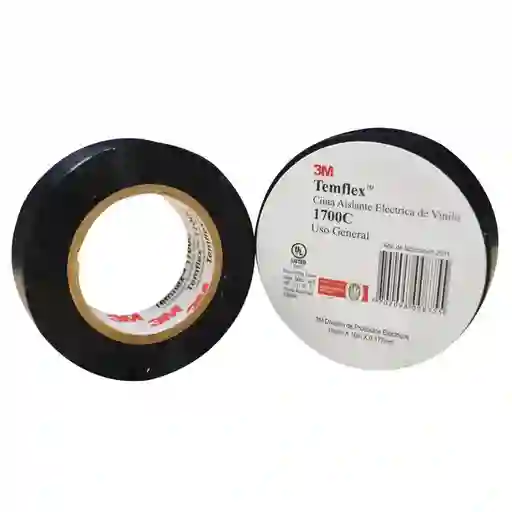 Cinta Aislante Grande 3m Temflex 19mmx18m (3m-0110)