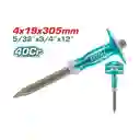 Cincel Punta 4x19x305mm Industrial Total (tht4421219)