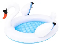 Piscina Inflable Para Niño Bebe Cisne Piso Inflable Sunclub