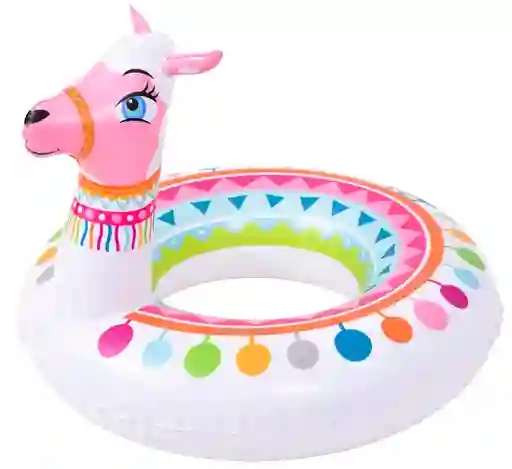 Flotador Piscina Aro Anillo Inflable Llama Avenli Niñas