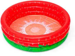 Piscina Inflable Niños Grande 3 Aros 160x38cm Bestway Fresa