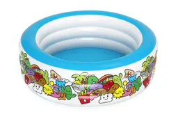 Piscina Inflable Niños Gigante 3 Aros 196x53cm Bestway