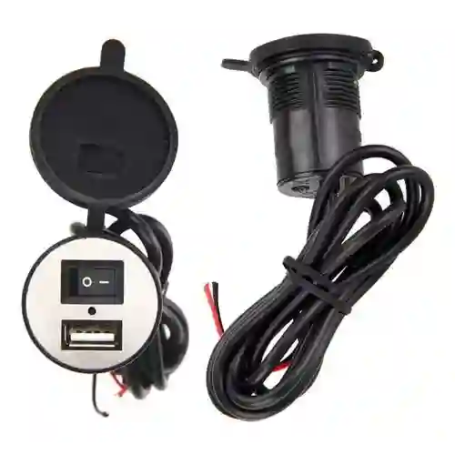 Cargador De Celular Para Moto Sencillo