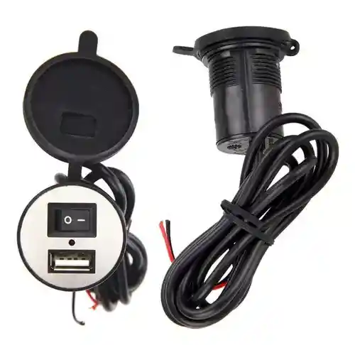 Cargador De Celular Para Moto Sencillo