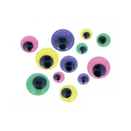 Ojos Moviles Colores 7und/12mm