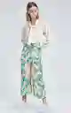 Pantalon Palazzo Estampado Flores