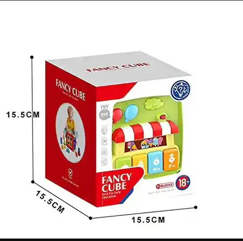 Cubo De Actividades Para Bebés Juguete Multifuncional 6 En 1