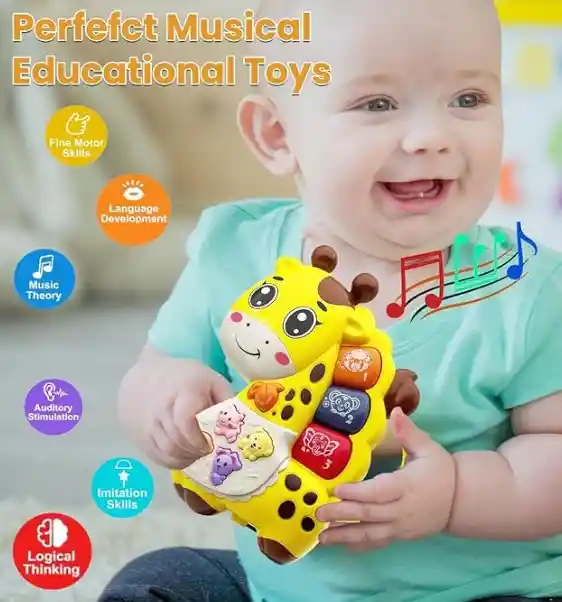 Piano Musical Jirafa Juguete Didactico