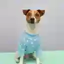 Saco Para Perro Talla S Cuello Nerú Celeste Estrellas