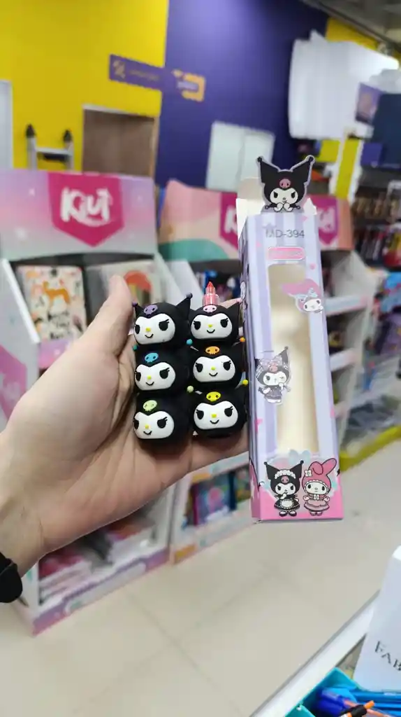 Resaltadores Kawaii Kuromi X5