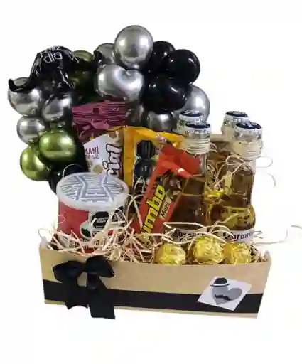 Ancheta Detalle Regalo Hombre Con 4 Cervezas