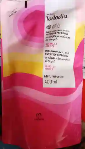 Repuesto Crema Nutritiva Corporal Acerola E Hibisco