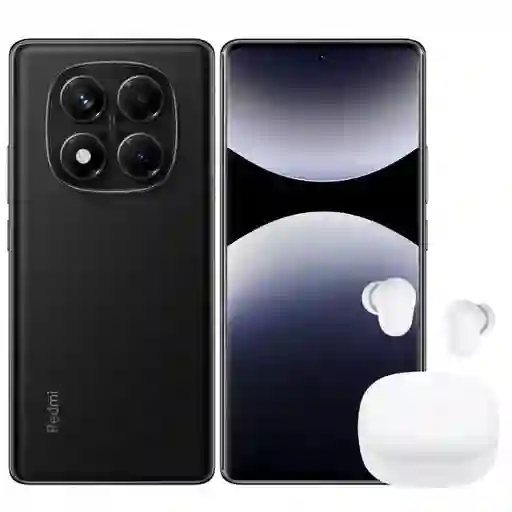 Celular Redmi Note 14 Pro 256gb /8gb 200mpx Negro + Buds 6 Play Wht