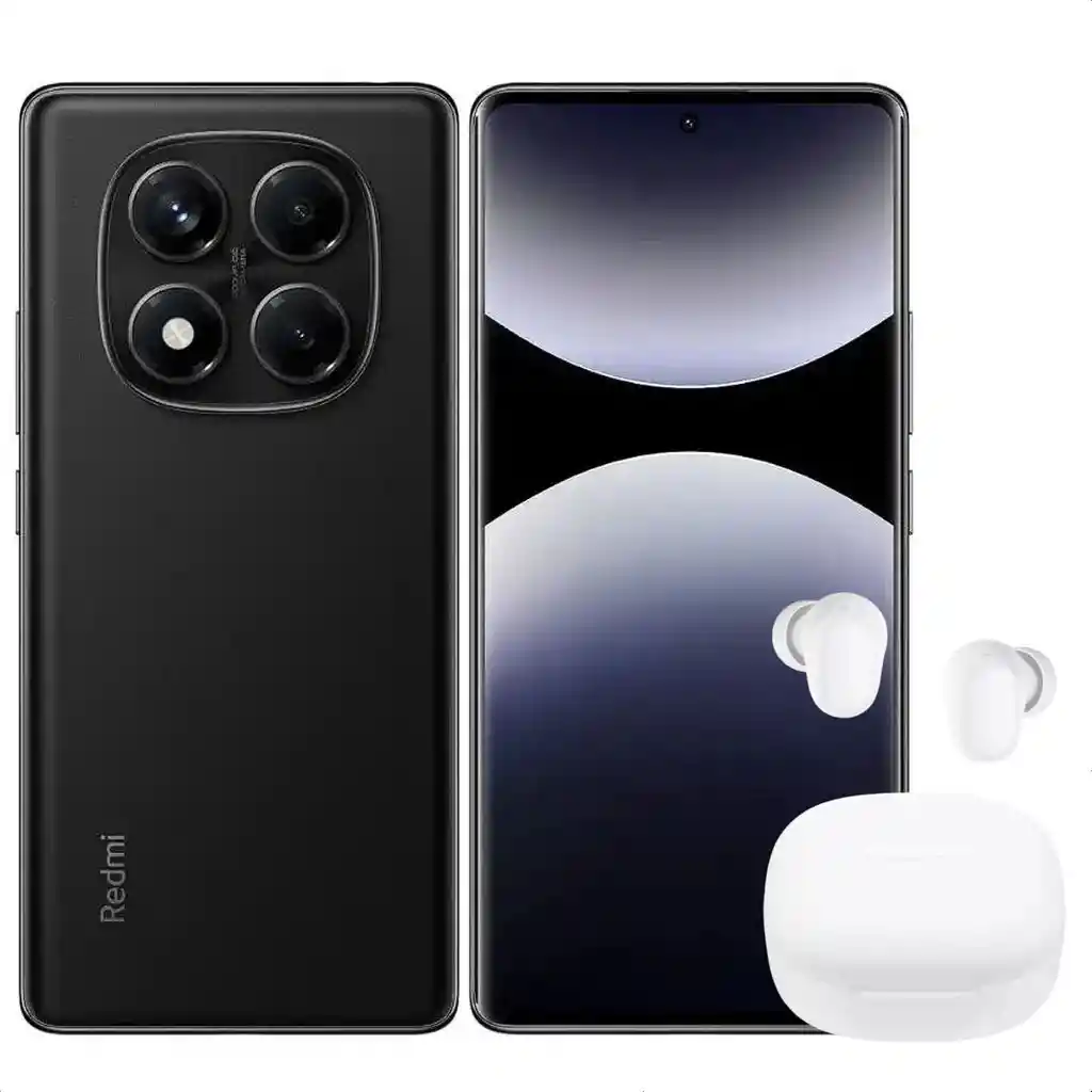 Celular Redmi Note 14 Pro 256gb /8gb 200mpx Negro + Buds 6 Play Wht