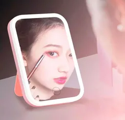 Espejo Con Luz Led Tactil Pantalla Para Maquillaje Usb