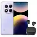 Celular Redmi Note 14 Pro 256gb /8gb 200mpx Violeta + Buds 6 Play Blk