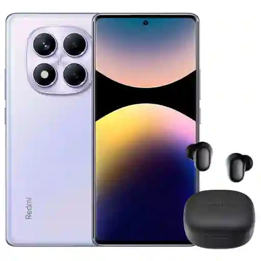 Celular Redmi Note 14 Pro 256gb /8gb 200mpx Violeta + Buds 6 Play Blk