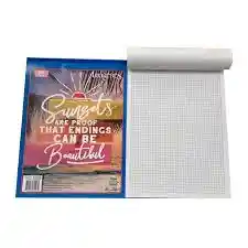 Block Cuadriculado Tamaño Carta 80 Hojas