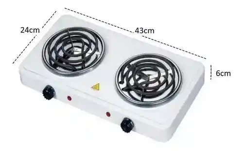 Estufa Eléctrica 2 Puestos Universal Royal