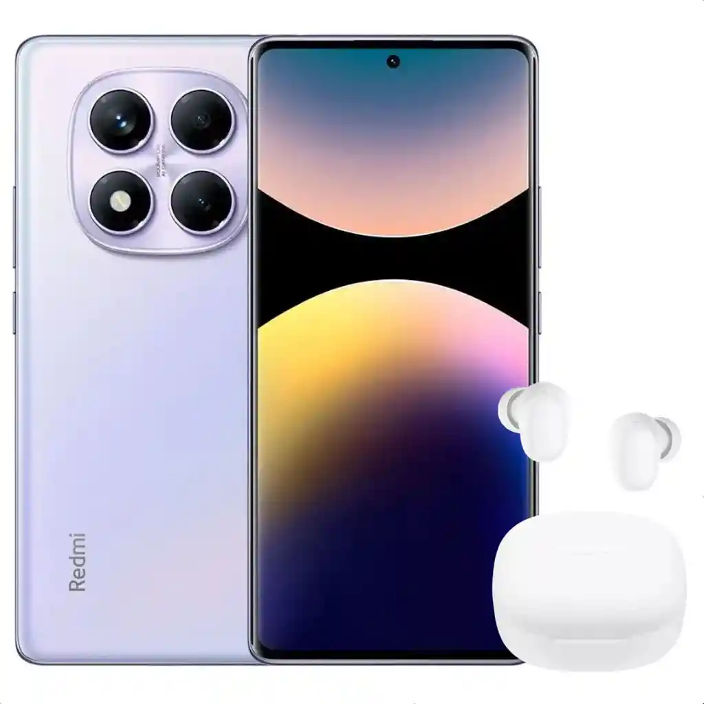 Celular Redmi Note 14 Pro 256gb /8gb 200mpx Violeta + Buds 6 Play Wht