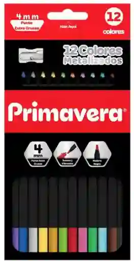 Colores Metalizados Primavera Black X 12