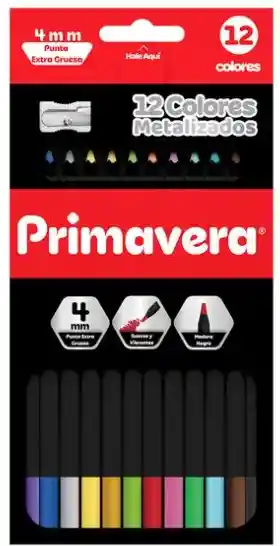 Colores Metalizados Primavera Black X 12