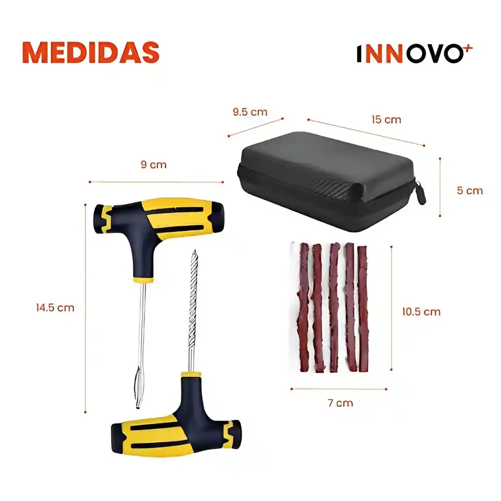 Combo Cargador Iniciador De Batería 12v + Kit De Despinche Llantas Carro Moto