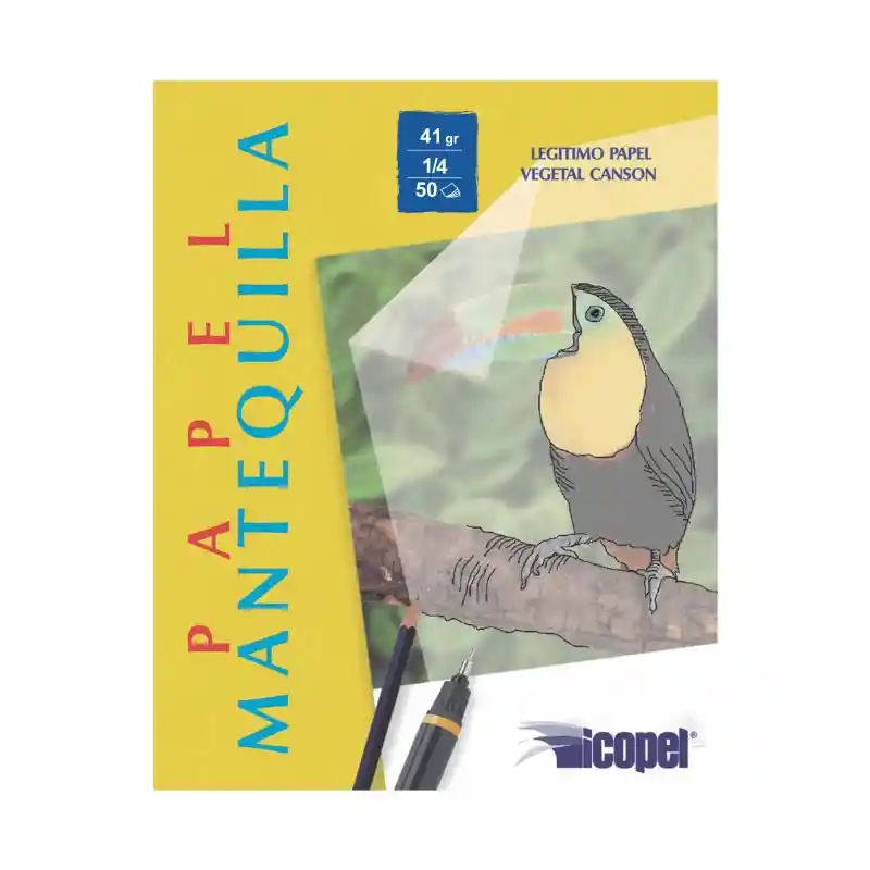 Block Papel Mantequilla 35 Hojas 1/8 42g