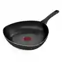 Wok Con Tapa Imusa Hardtitan​ 30cm Negro Antiadherente