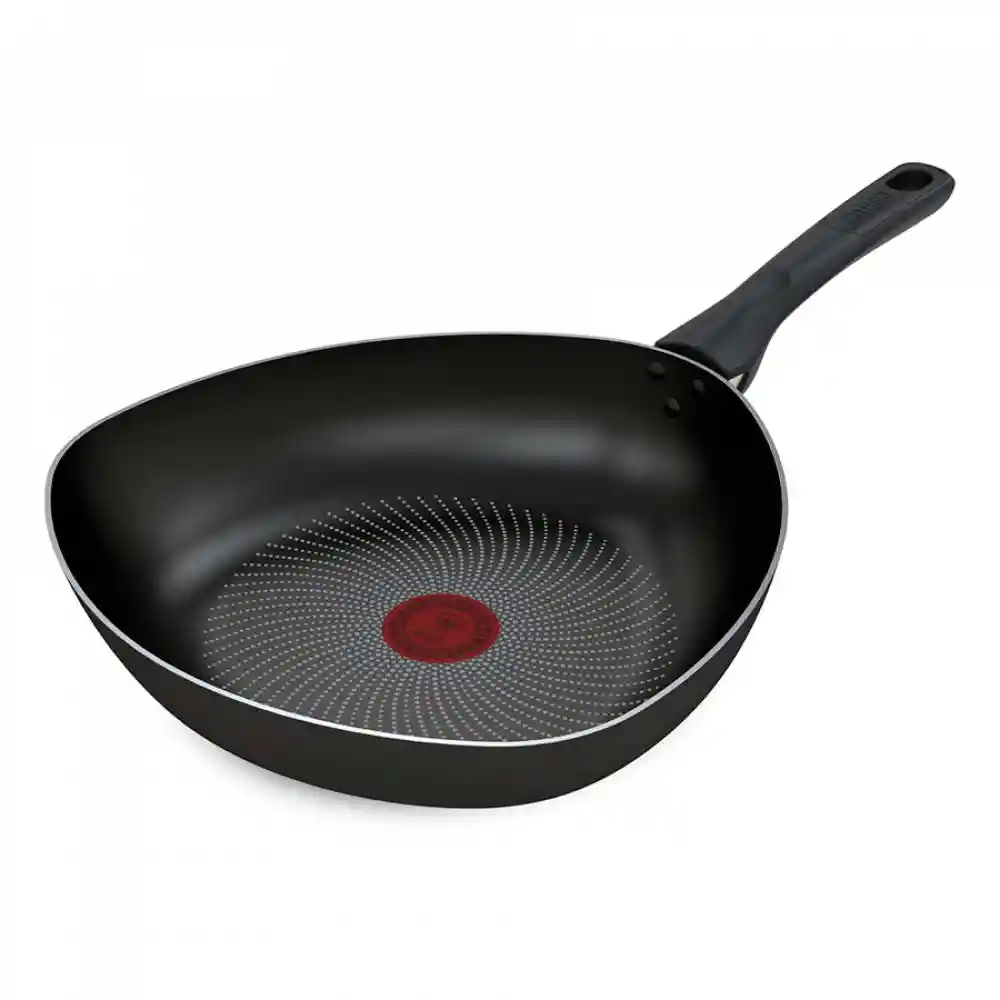 Wok Con Tapa Imusa Hardtitan​ 30cm Negro Antiadherente