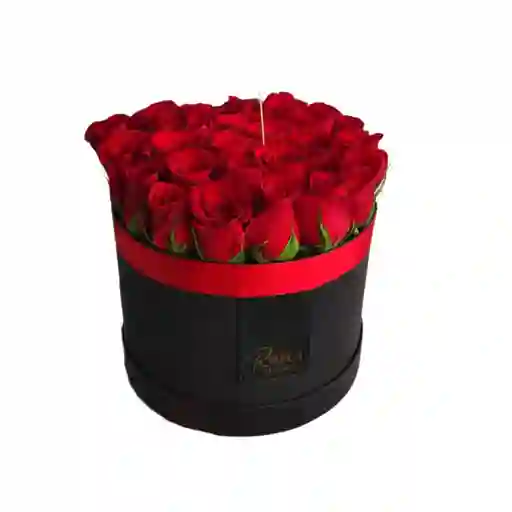 Cilindro Con Rosas De Exportación - Mediano