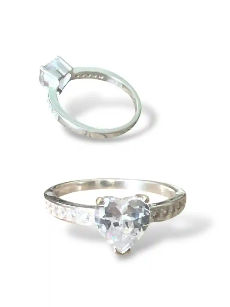 Anillo En Plata Ley 925 Con Piedras De Murano, Talla 7, Anillos En Plata, Joyeria, Joyas.