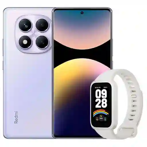 Celular Redmi Note 14 Pro 256gb /8gb Violeta + Band 9 Active Wht