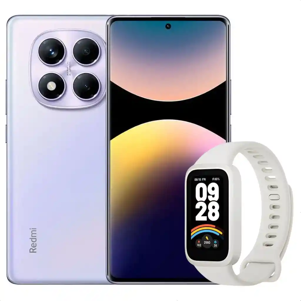 Celular Redmi Note 14 Pro 256gb /8gb Violeta + Band 9 Active Wht