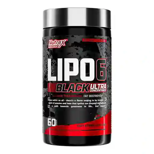 Quemador De Grasa Lipo6 Black 60 Capsulas